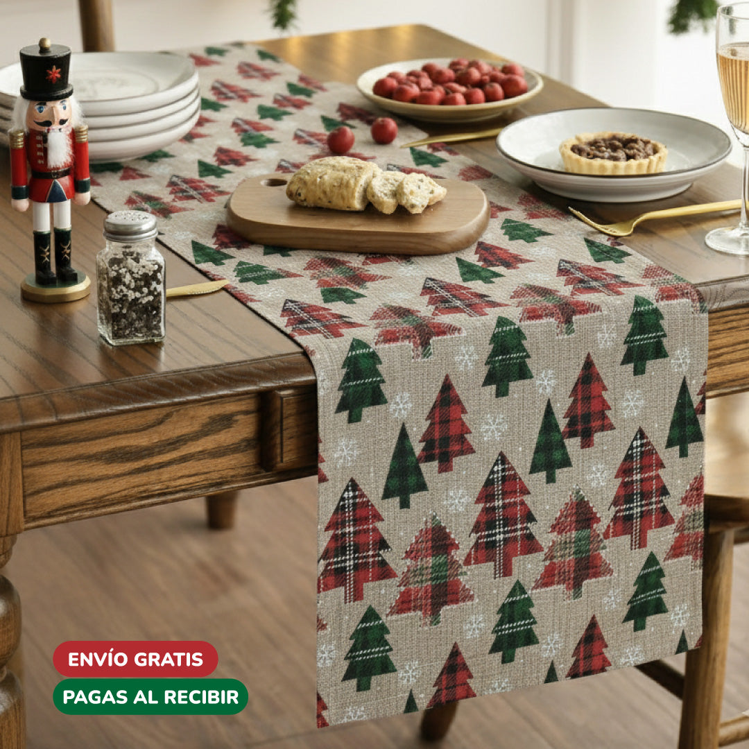 Camino De Mesa Navideño Premium