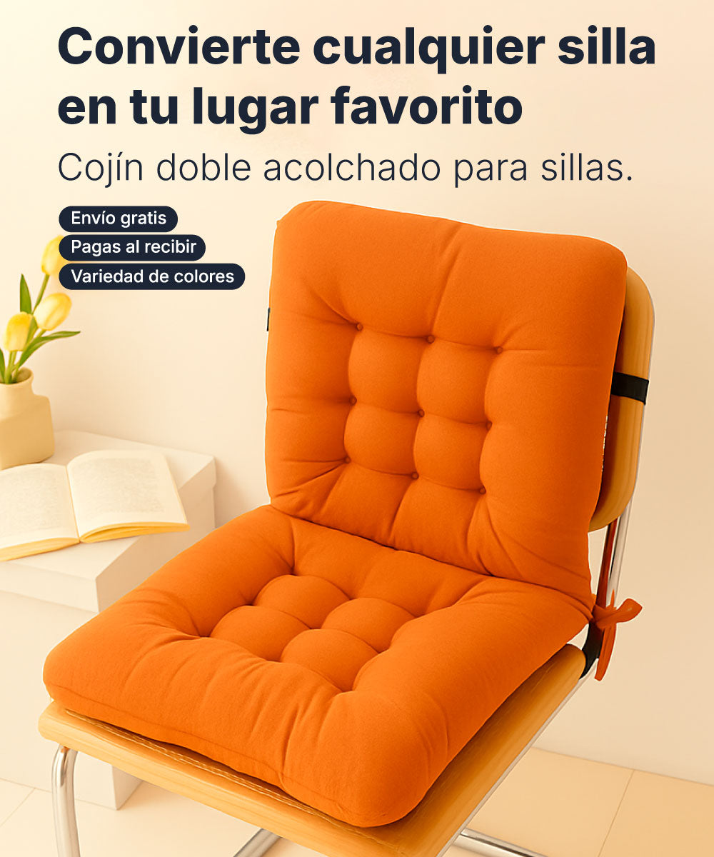 Cojín Para Silla Con Espaldar Confort