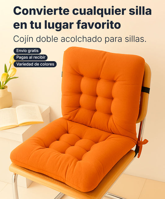 Cojín Para Silla Con Espaldar Confort