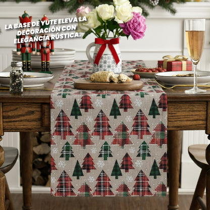 Camino De Mesa Navideño Premium