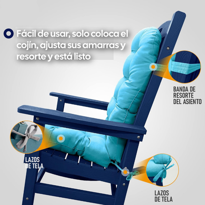 Cojín con Respaldo Relleno Premium