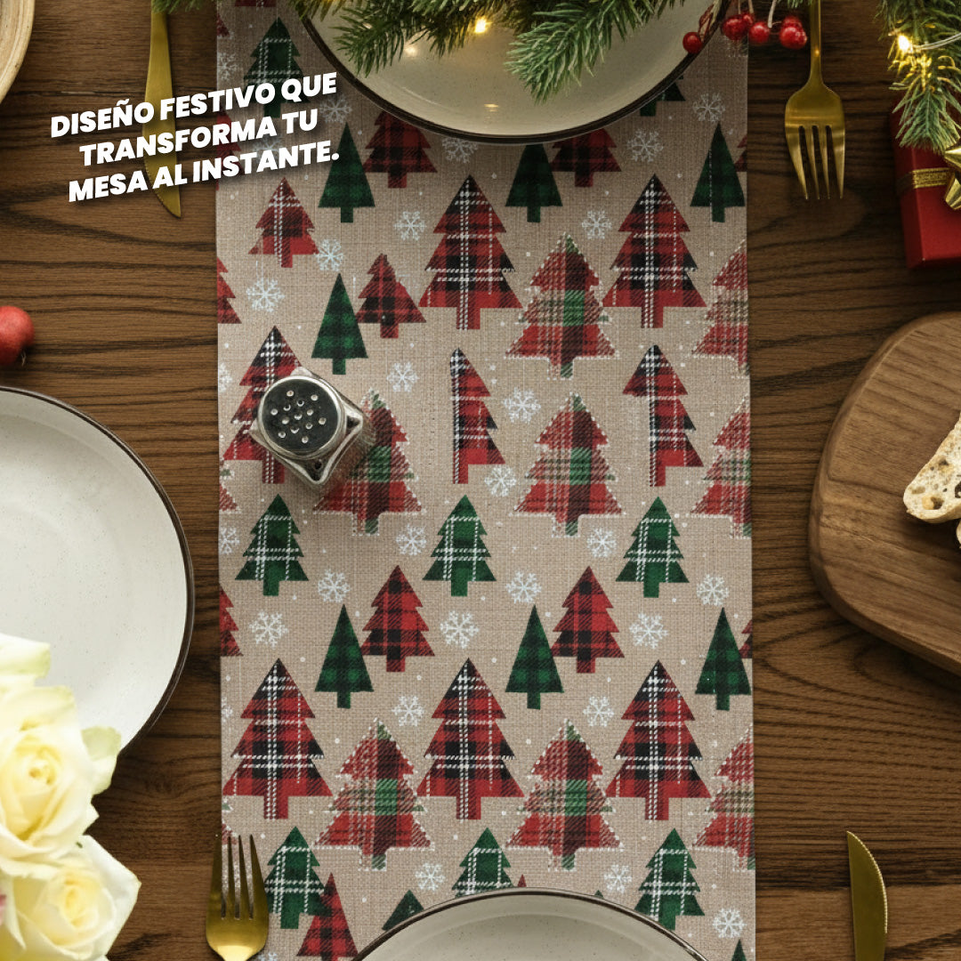 Camino De Mesa Navideño Premium