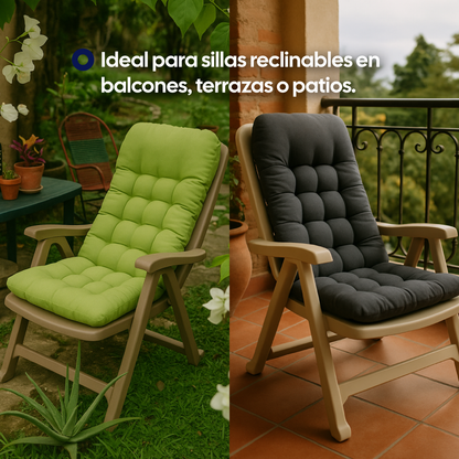 Cojín con Respaldo Relleno Premium