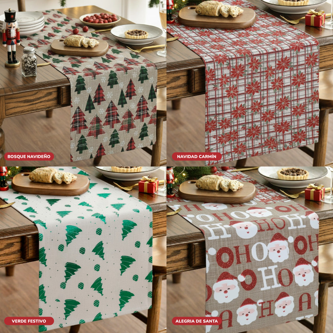 Camino De Mesa Navideño Premium