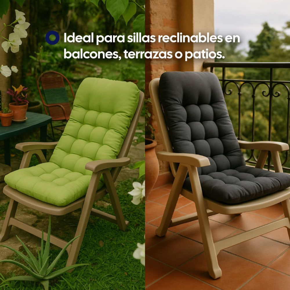 Cojín con Respaldo Relleno Premium