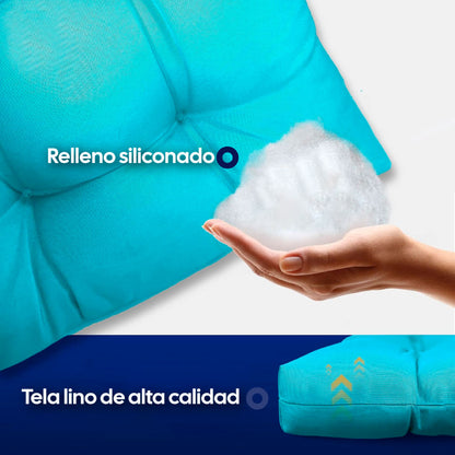 Cojín con Respaldo Relleno Premium