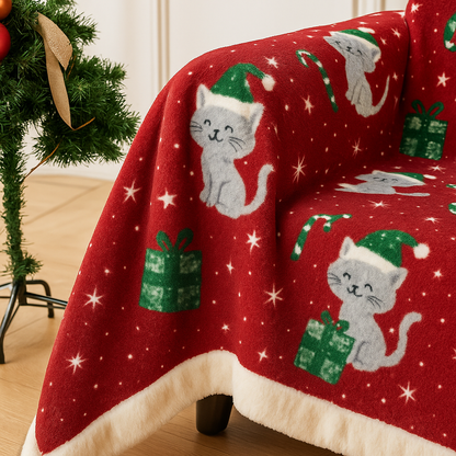 Forro Para Sofá Navideño Premium