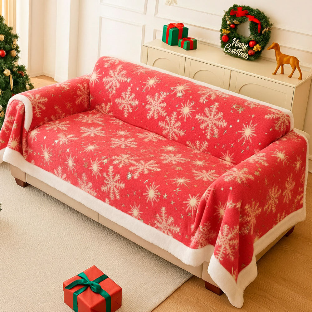 Forro Para Sofá Navideño Premium
