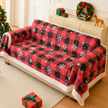 Forro Para Sofá Navideño Premium