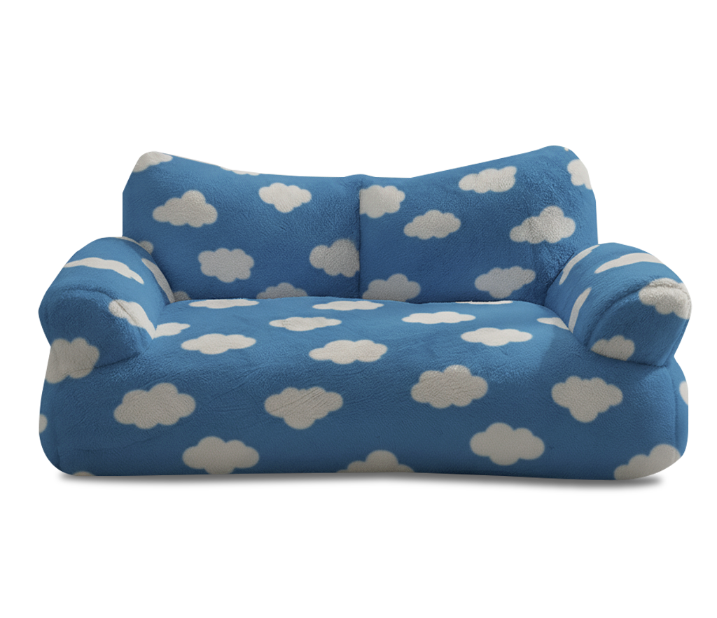 Cama para Gato y Perro Tipo Sofá Lavable Antiestrés
