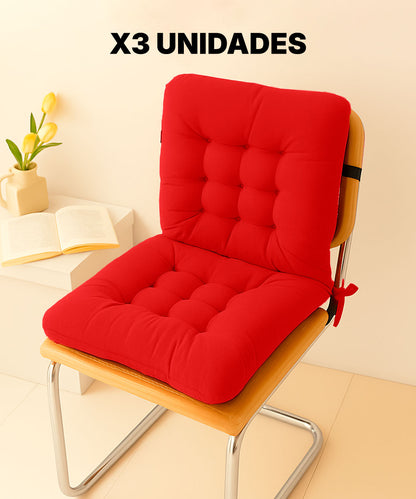 Cojín Para Silla Con Espaldar Confort