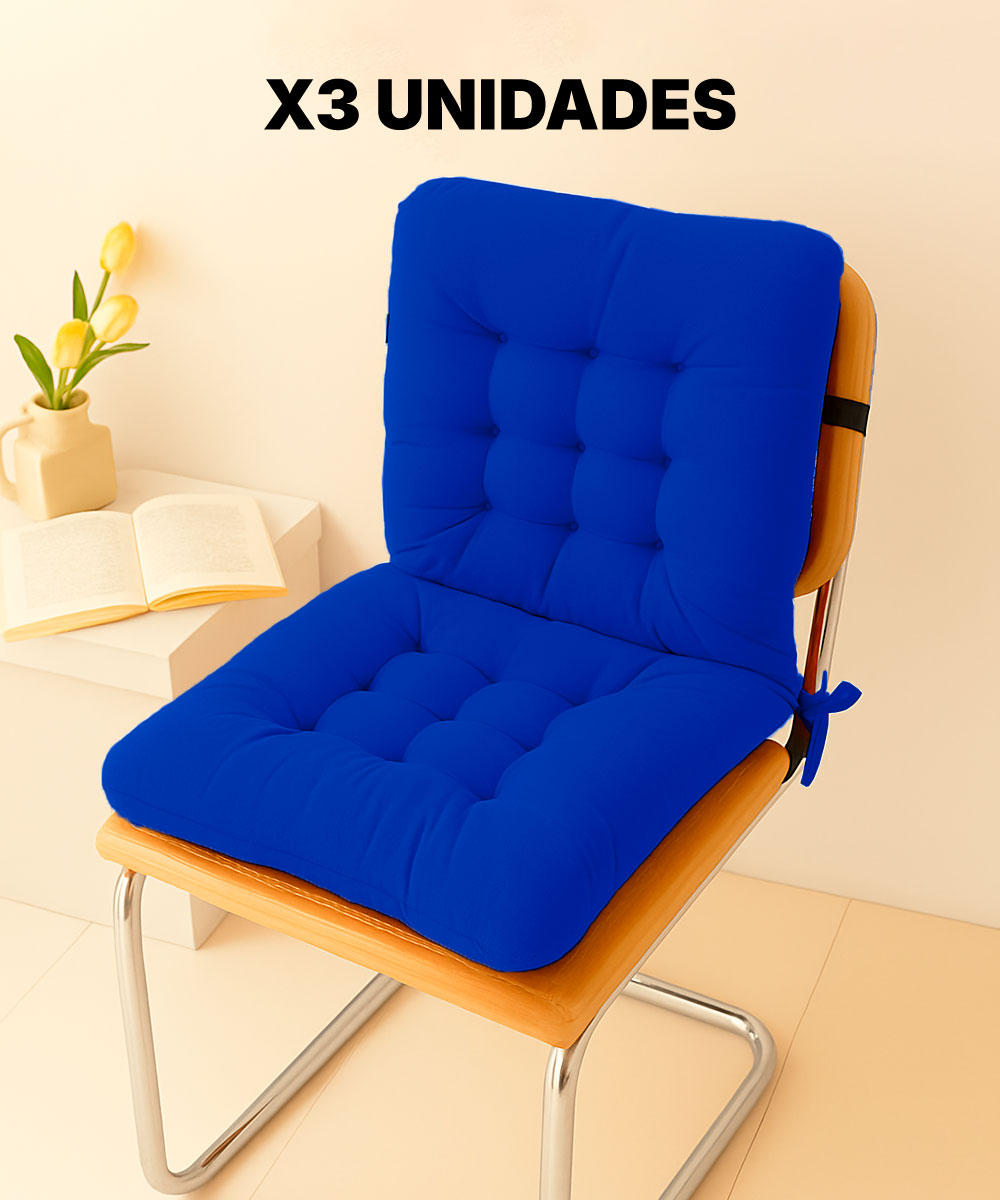 Cojín Para Silla Con Espaldar Confort
