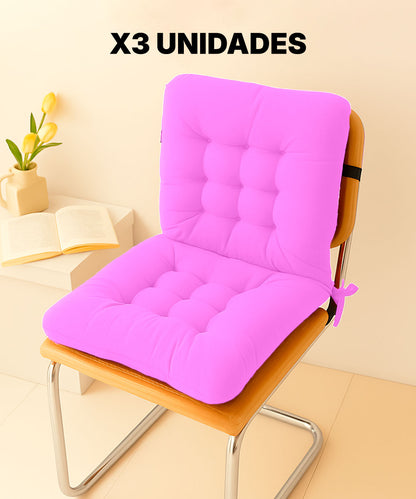 Cojín Para Silla Con Espaldar Confort