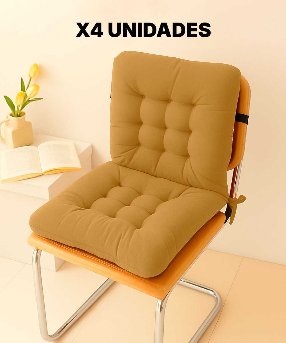 Cojín Para Silla Con Espaldar Confort